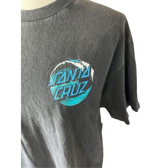 The Original Santa Cruz Skate Shirt Men's Black Crewneck Size Medium - Picture 5 of 7